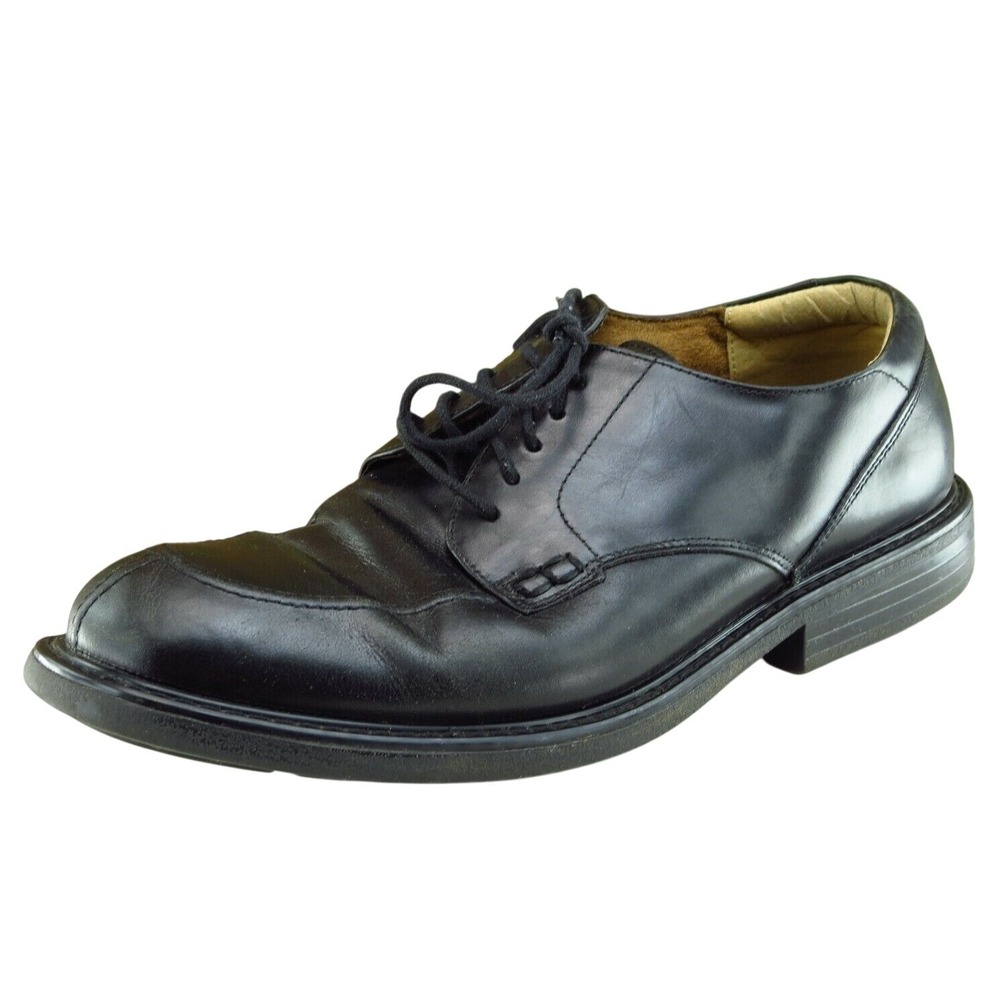 Florsheim Shoes Sz‎ 10 D Black Derby Oxfords Leather Men